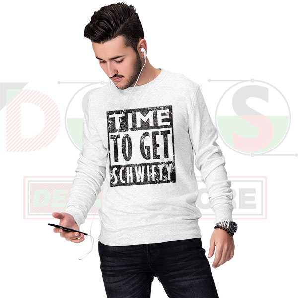 Get Schwifty Graphic Sweatshirt – Funny Pop Culture Streetwear