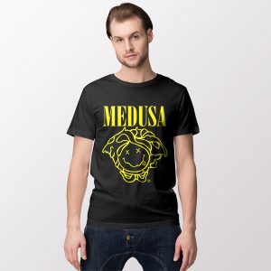 Bands Logo Tshirt Medusa Nirvana Smiley