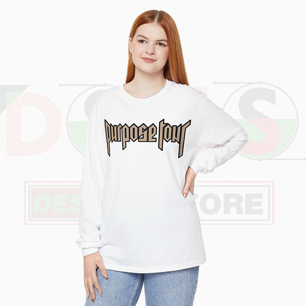 Buy Tshirt - Long Sleeve Purpose Tour Justin Bieber