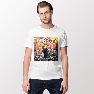 Buy Tshirt White Travis Scott Performs Concert