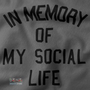 Buy closeup Tshirt - In Memory of My Social Life