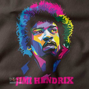 Buy closeup Tshirt - Jimi Hendrix Typography