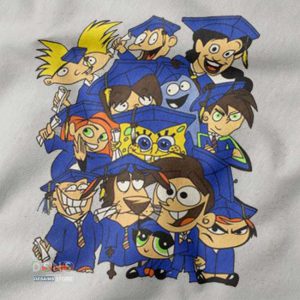 Buy closeup Tshirt - Nickelodeon Characters College