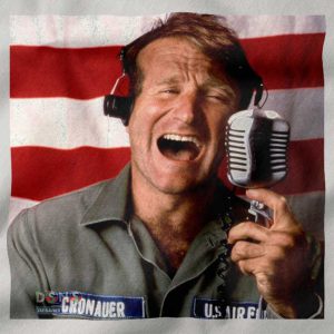 Buy closeup Tshirt - Robin Williams Sing Air Force