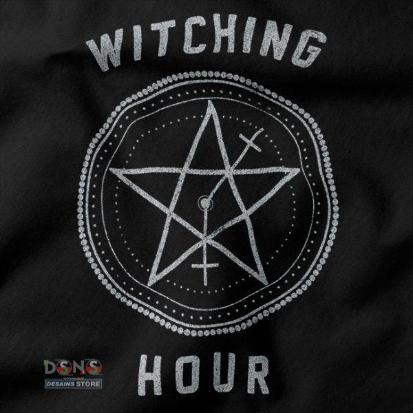 Buy closeup Tshirt - The Witching Hour Symbols Custom