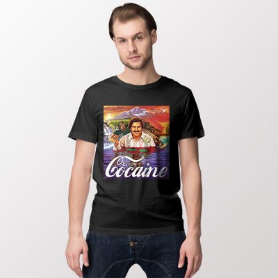 Profitez de la cocaïne Cocaïne Coca Gris T-Shirt Taille S-XXL QC191 | BE