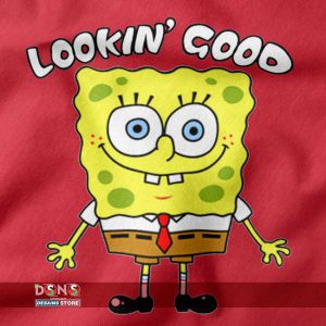 Lookin’ Good slogan SpongeBob SquarePants tee by DESAINS STORE