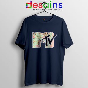 MTV Entertainment Navy T Shirts Merch Logo