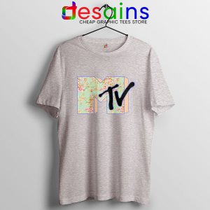MTV Entertainment Sport Grey T Shirts Merch Logo
