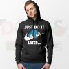 Sleepy Snorlax Just Do It Later Hoodie – Funny Pokémon NIKE Parody