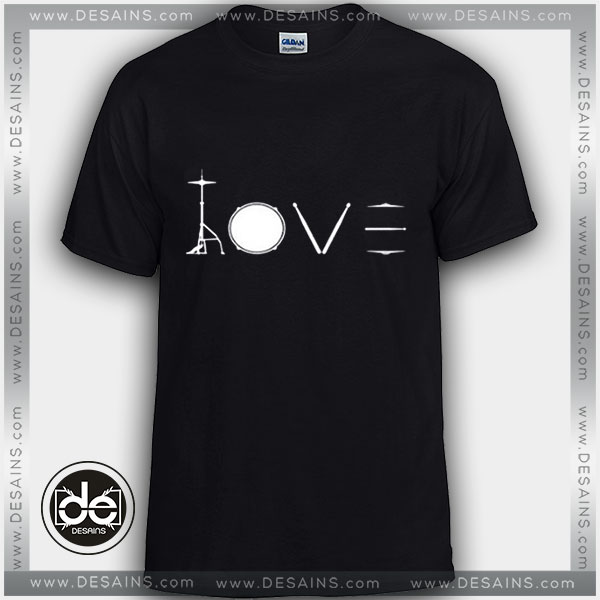 Buy Tshirt Love Drummer Design Art