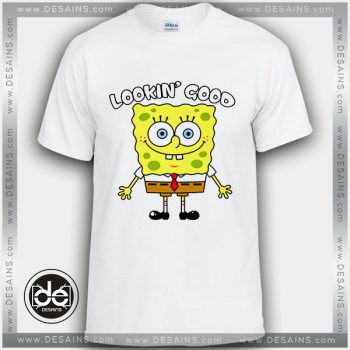 Buy Tshirt Spongebob Lookin Good Tshirt mens Tshirt womens Size S-3XL