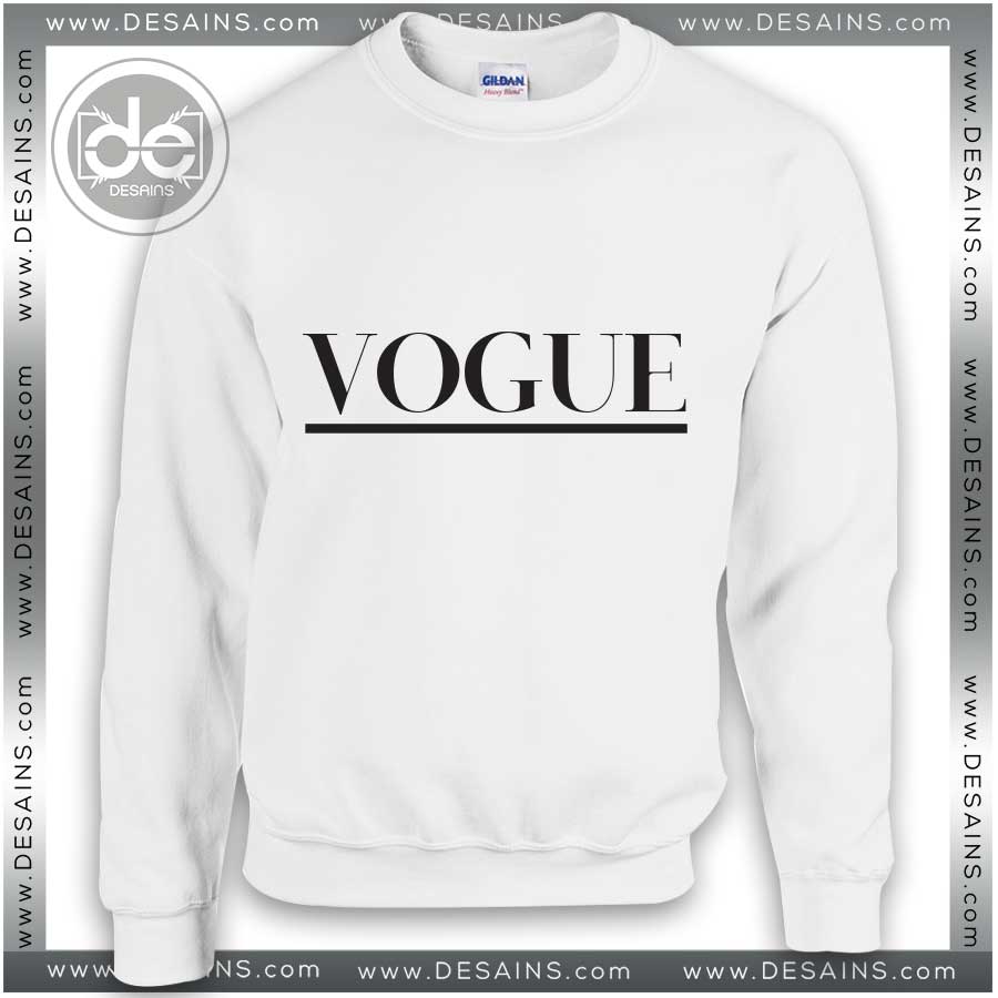 Buy Sweatshirt Vogue Style logo for Sweatshirt Mens and Sweater Womens Adult