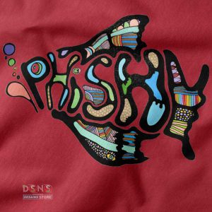 closeup Tshirt - Phish Rock Band Logo Fish Music Merchandise Graphic Clothing