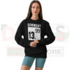 13 19 inspired minimalist sweatshirt with clean number graphic