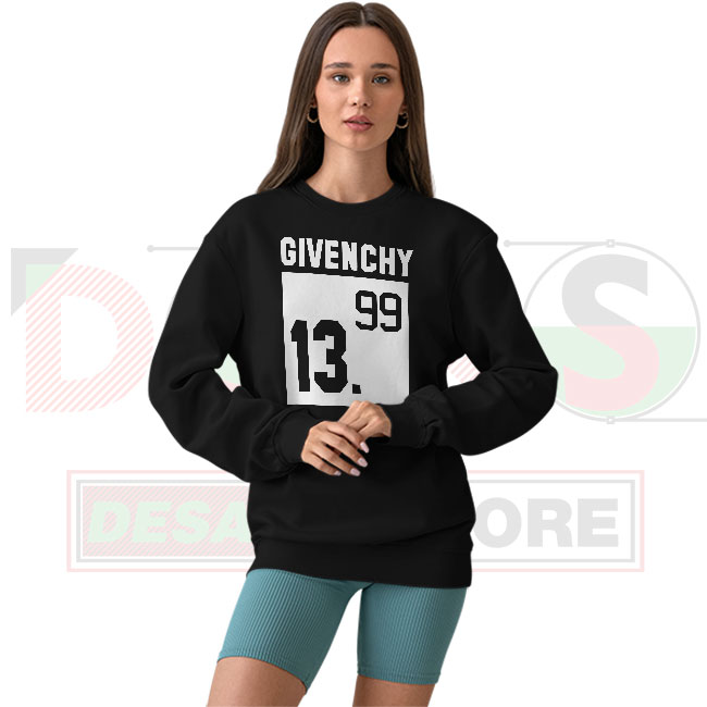 13 19 inspired minimalist sweatshirt with clean number graphic