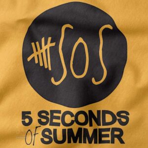 5 Seconds of Summer logo graphic tank top for fans