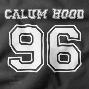 5SOS fan merch crewneck celebrating Calum Hood 1996