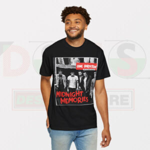 Album One Direction Tshirt - Midnight Memories Deluxe