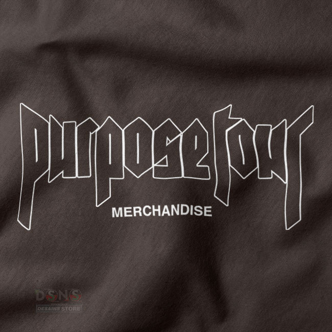 Album closeup Tshirt - Purpose Tour Merchandise Justin Bieber