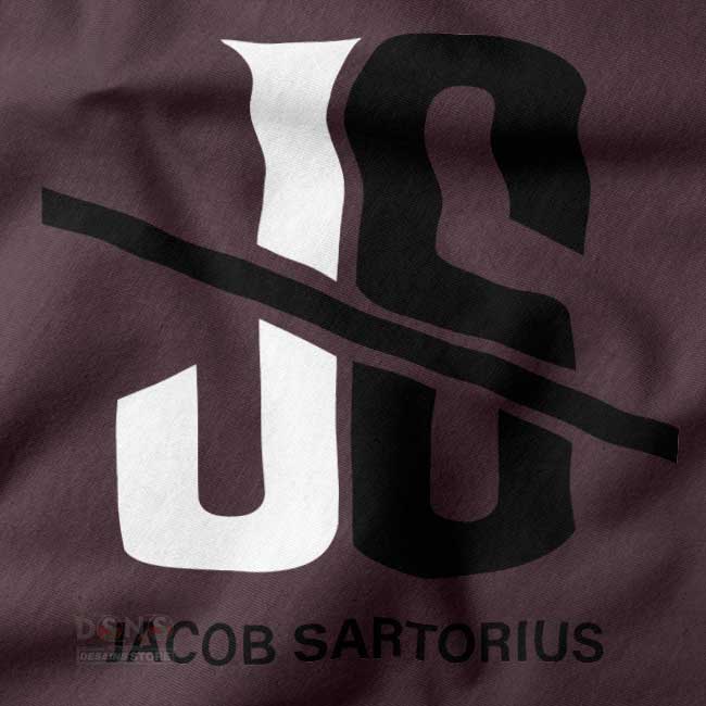 Black JS logo hoodie for Jacob Sartorius fans