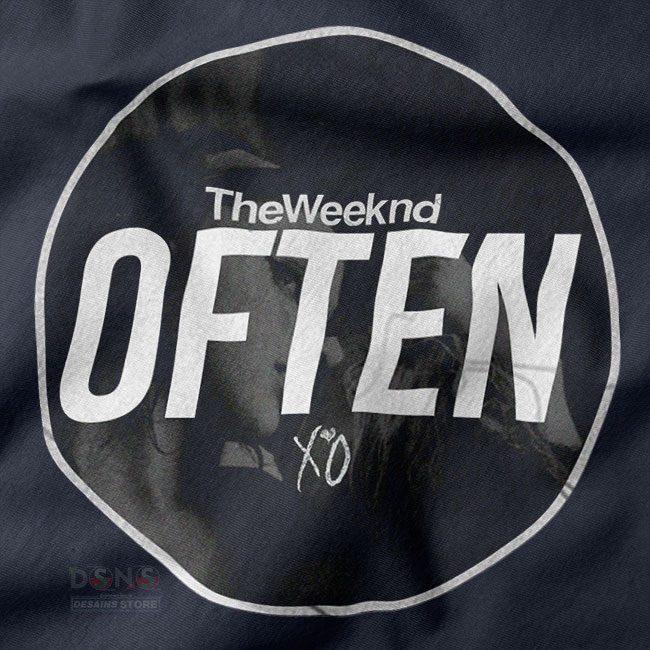 Black XO crewneck The Weeknd music merch