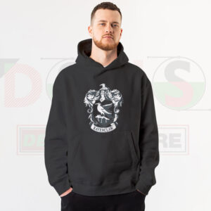 Blue Ravenclaw emblem hoodie for Harry Potter fans