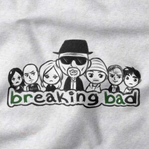Breaking Bad drawing sweatshirt with Walter White sketch graphic