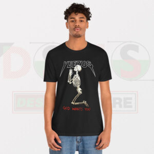 Buy Cheap Kanye West Tshirt -Yeezus God Wants You Skull