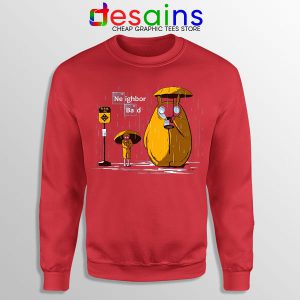 Buy Funny Red Sweatshirt Neighbor Totoro Breaking Bad