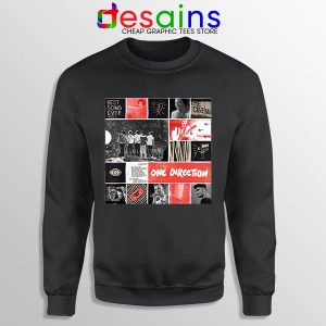 Buy Merch Black Sweatshirt One Direction Tour Story