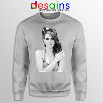 Buy Merch Sport Grey Sweatshirt Lana Del Rey Princess Beauty