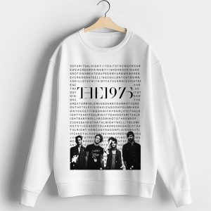 Buy Merch Sweatshirt White The 1975 Band Members