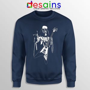 Buy Navy Sweatshirt Darth Vader Guitar Star Wars