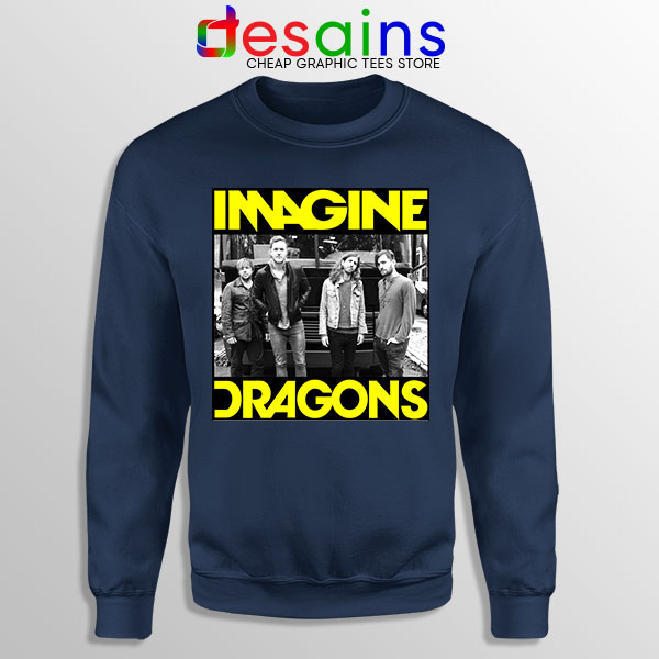 Buy Navy Sweatshirt Imagine Dragons Merch Album Cover