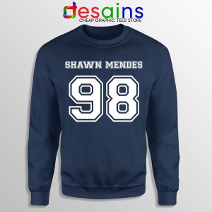 Buy Navy Sweatshirt Shawn Mendes 98 Birthday