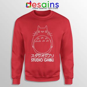 Buy Red Sweatshirt Studio Ghibli Movies Totoro