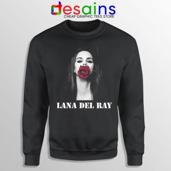 Buy Sweatshirt Lana Del Rey Red Rose Poster