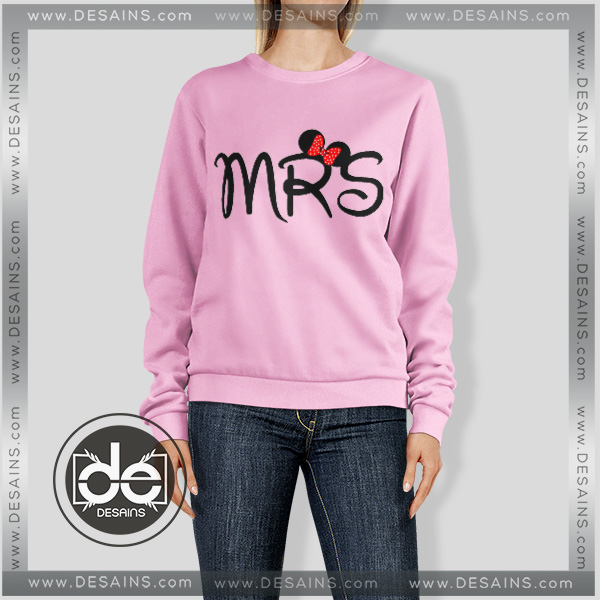 Buy Sweatshirt Mrs Disney Cute Sweater Womens and Sweater Mens