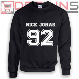 Sweatshirt Nick Jonas 92 Birthday Sweater Womens and Sweater Mens