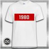 Buy Tshirt 1980 Year Custom Tshirt Womens Tshirt Mens Tees Size S-3XL