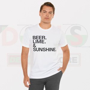 Buy Tshirt - Beer Lime and Sunshine
