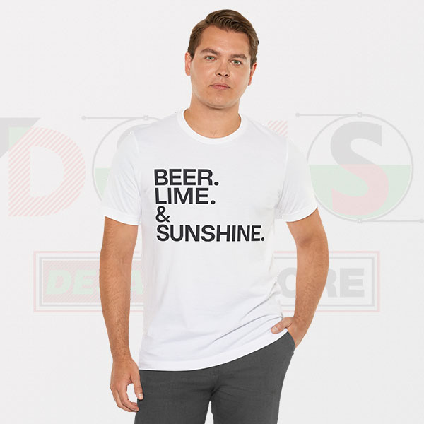 Buy Tshirt - Beer Lime and Sunshine