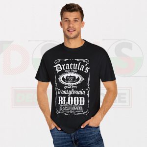 Buy Tshirt - Dracula Transylvania Blood Jack Daniels