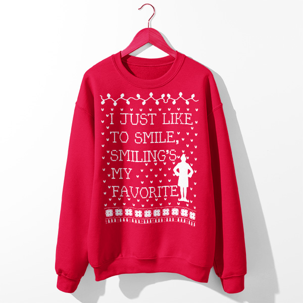 Buy Ugly Sweatshirt Elf Smilings Quotes Christmas Gifts