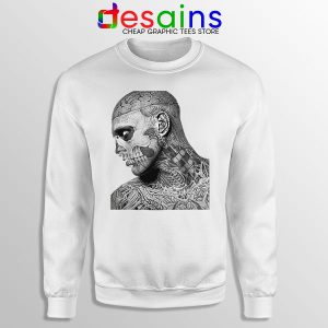 Buy White Sweatshirt Skullboy Rick Genest Poster