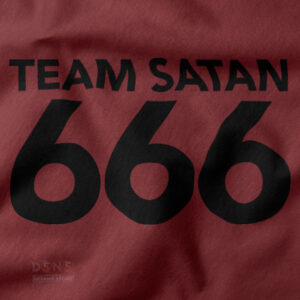 Buy closeup Graphic Tshirt - Team Satan 666 Funny