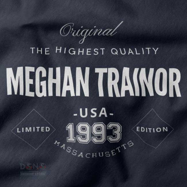 Buy closeup Tshirt - Meghan Trainor Massachusetts Birthday