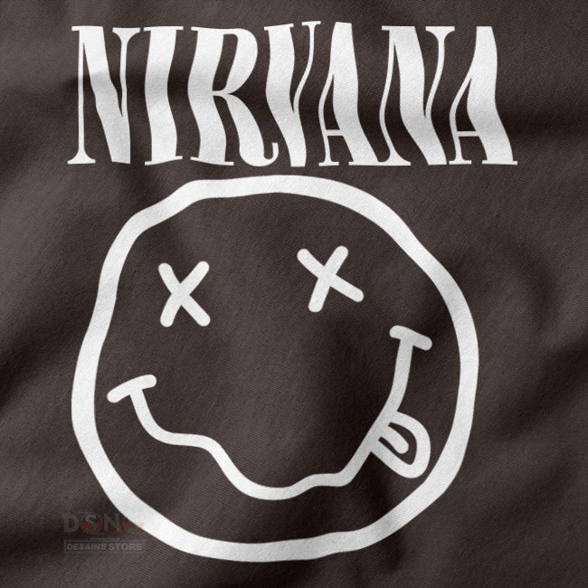 Buy Tshirt Nirvana Smile Logo Graphic Art - Image 2