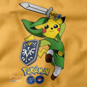 Buy closeup Tshirt - Pokemon Go Zelda Pikachu